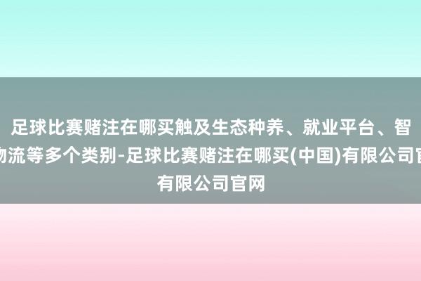 足球比赛赌注在哪买触及生态种养、就业平台、智能物流等多个类别-足球比赛赌注在哪买(中国)有限公司官网