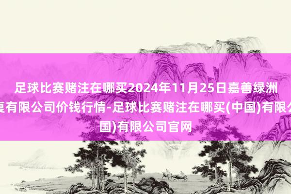 足球比赛赌注在哪买2024年11月25日嘉善绿洲阛阓修复有限公司价钱行情-足球比赛赌注在哪买(中国)有限公司官网